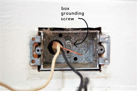 grounding metal receptacle boxes|grounding old electrical outlets.